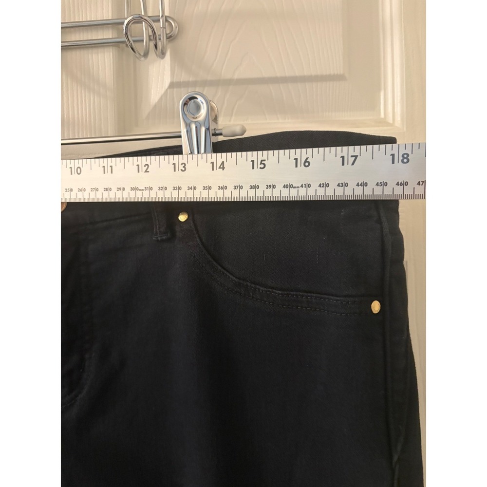 Chico's So Slimming Women's Size 12 Black Straight Leg Stretch Pants - Picture 7 of 11